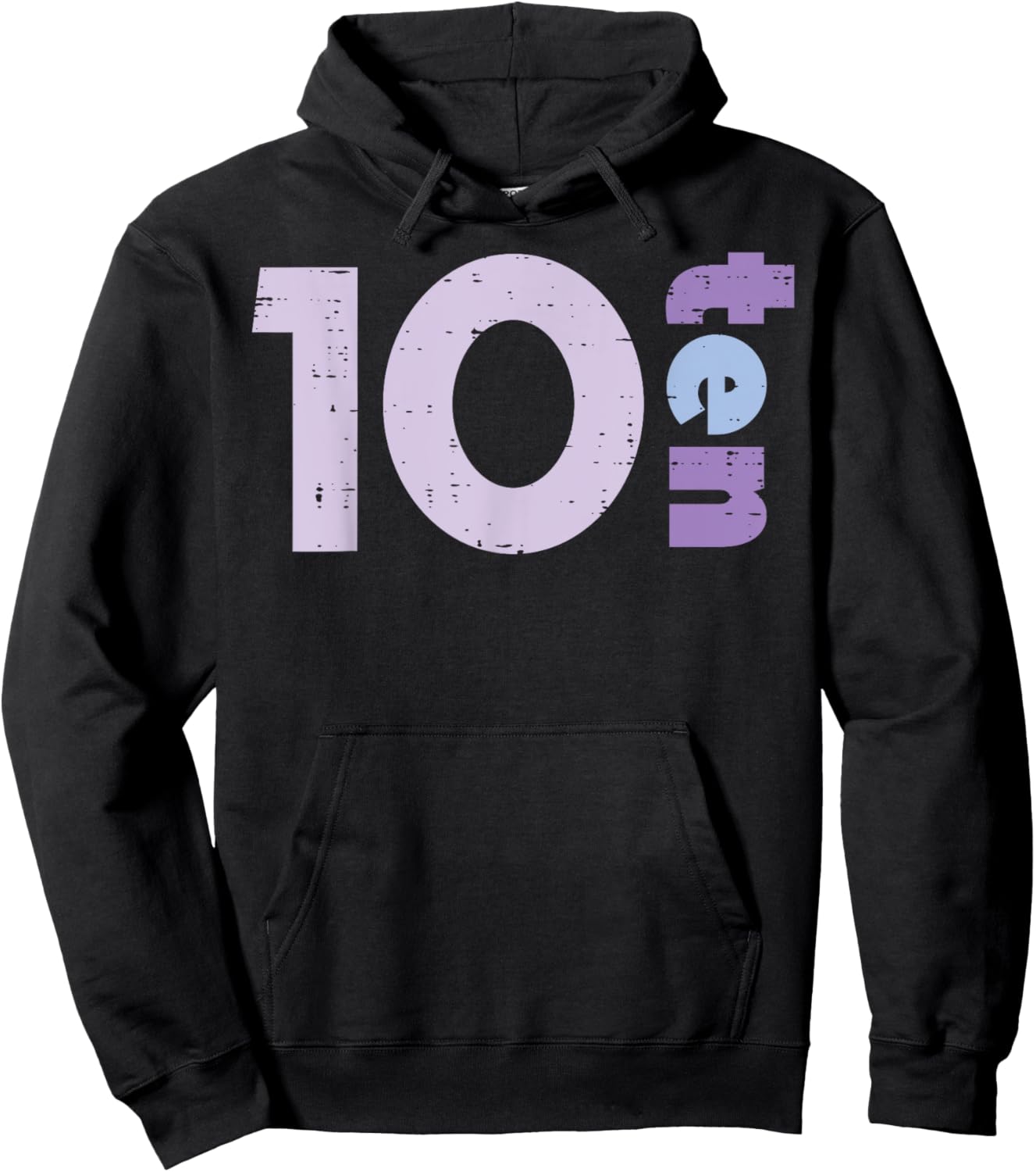 10th Birthday 10 Ten Years Old Tenth Bday Girls Boys Kids Hoodie - Hoodie | Black