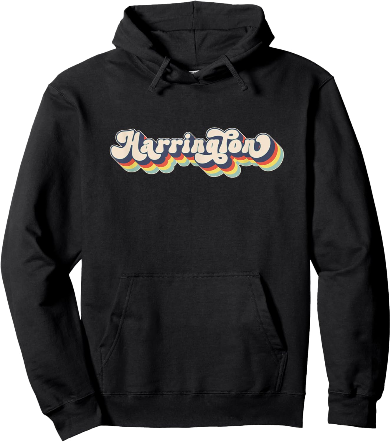 HARRINGTON Family Name Personalized Surname HARRINGTON Hoodie - Hoodie | Black