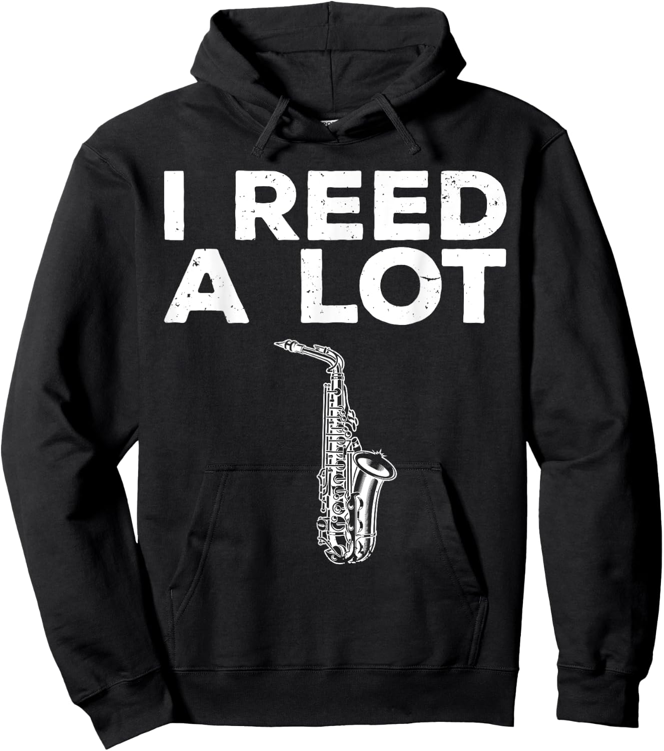 Cool Saxophone Art Women Jazz Music Reed Sax Players Hoodie - Hoodie | Black