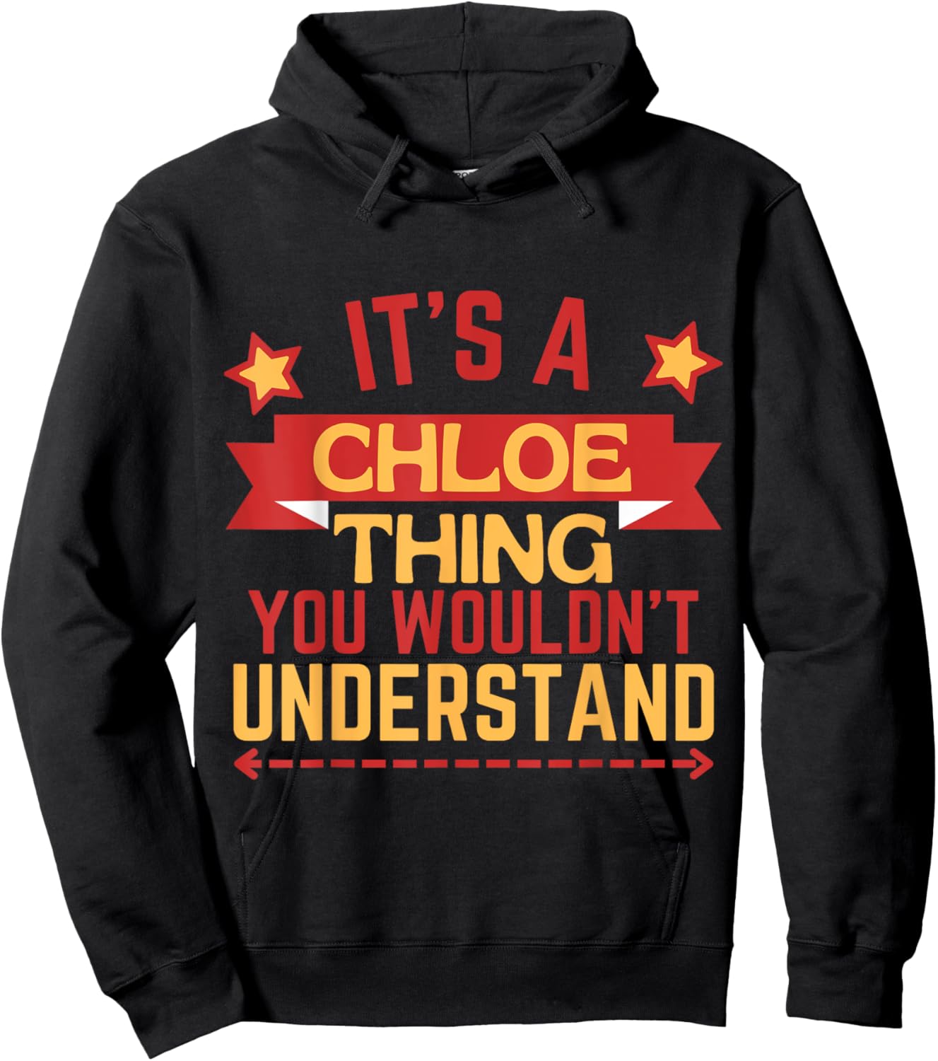 Chloe Name Funny Gift Chloe Hoodie - Hoodie | Black