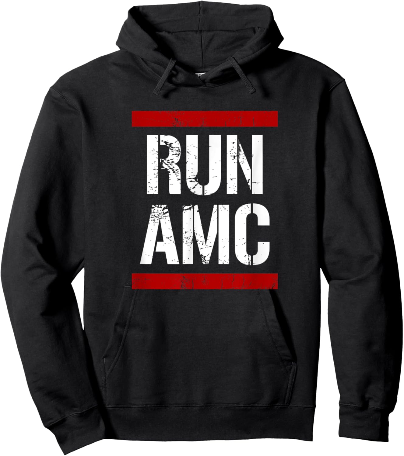 Funny Run AMC Stock Meme Crypto Shirt Hoodie - Hoodie | Black