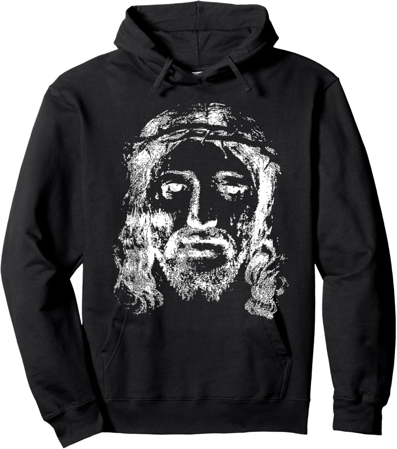 Jesus Christ Face Hoodie - Hoodie | Black