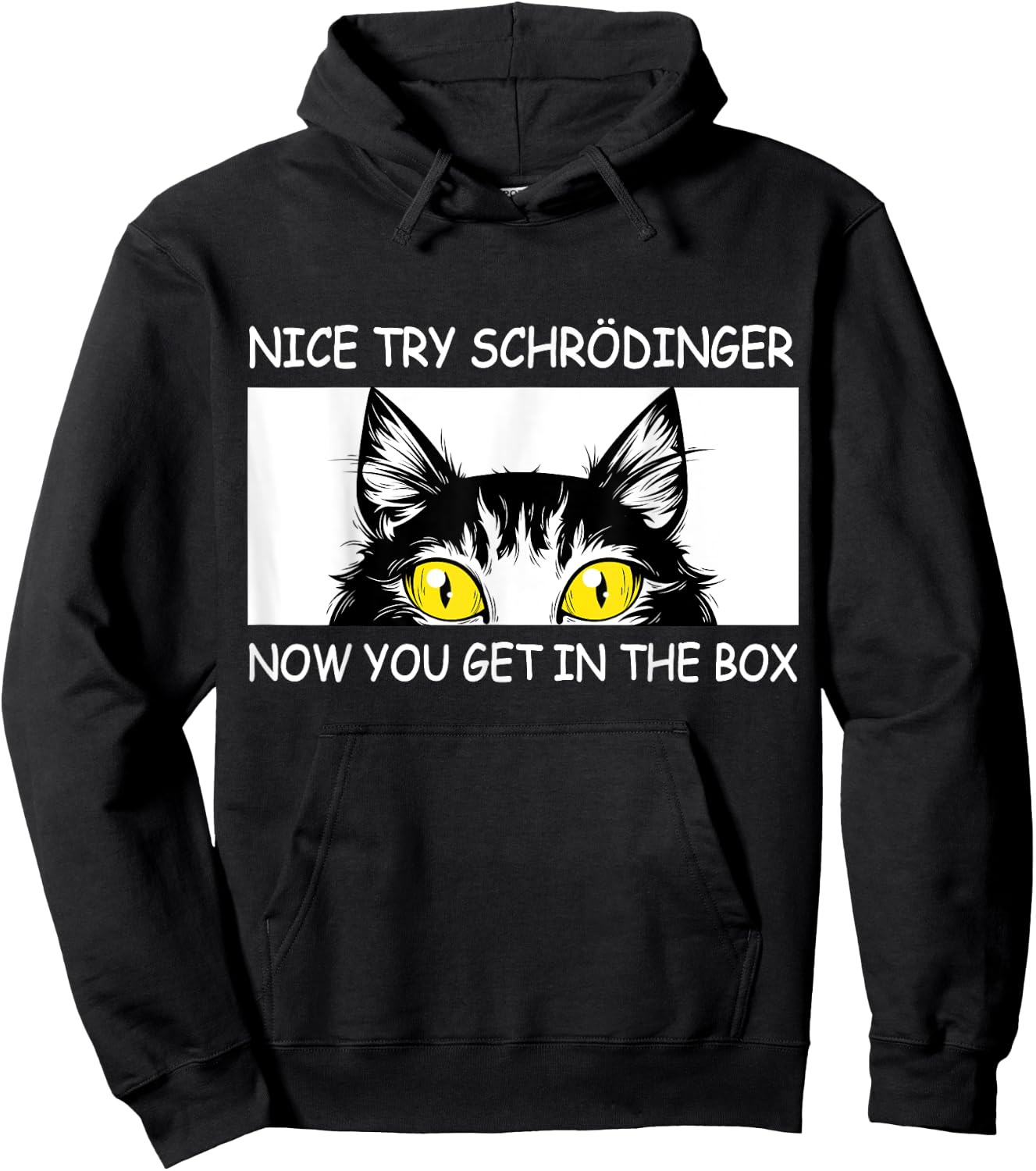 Schrödinger's Cat Funny Quantum Physics Hoodie - Hoodie | Black