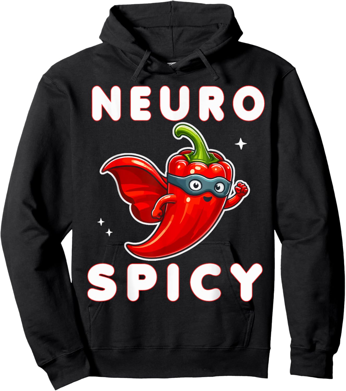 Neurotypical Neurodiversity Neuro Spicy Autism Hoodie - Hoodie | Black