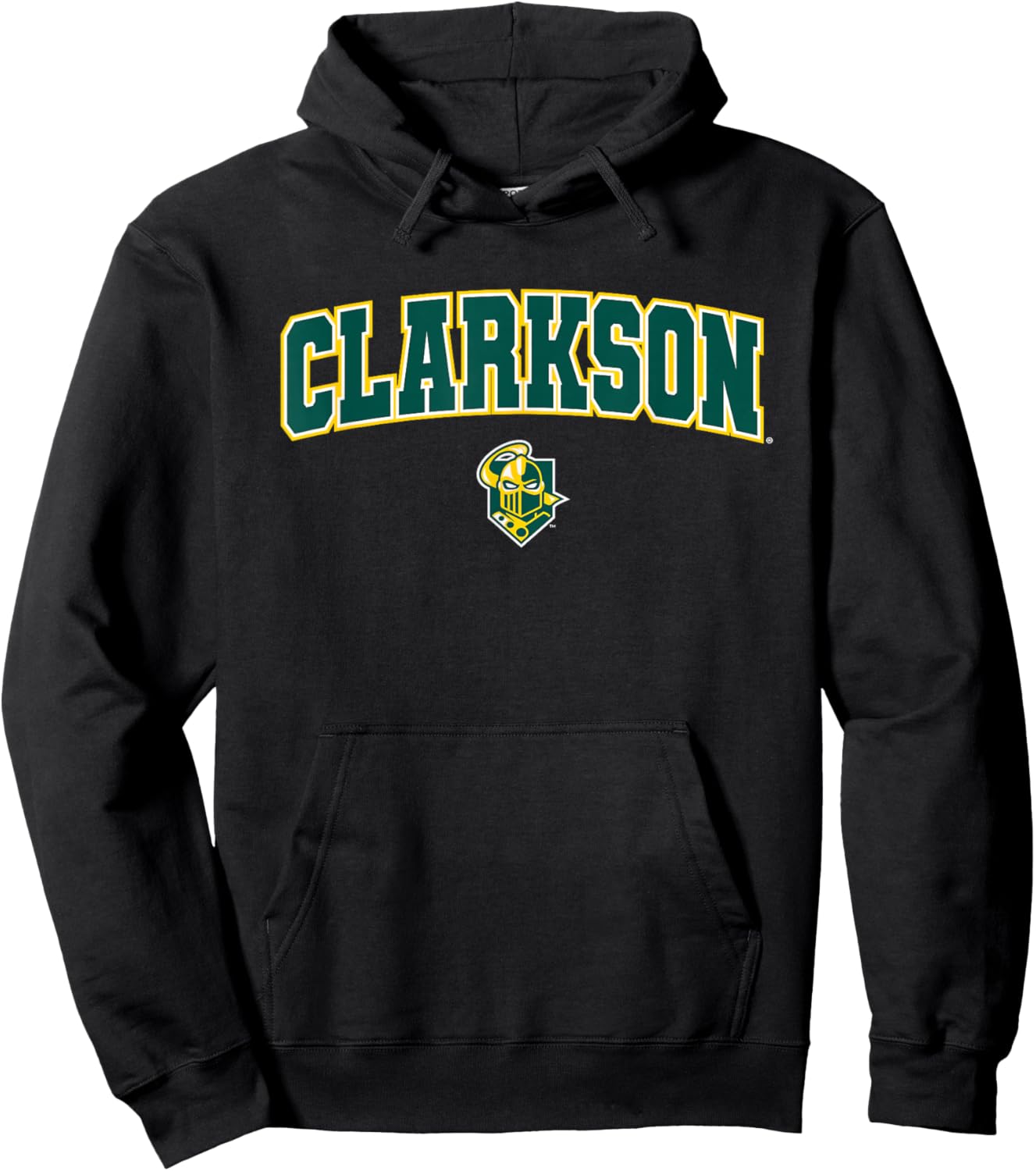 Clarkson University Golden Knights Arch Logo Hoodie - Hoodie | Black
