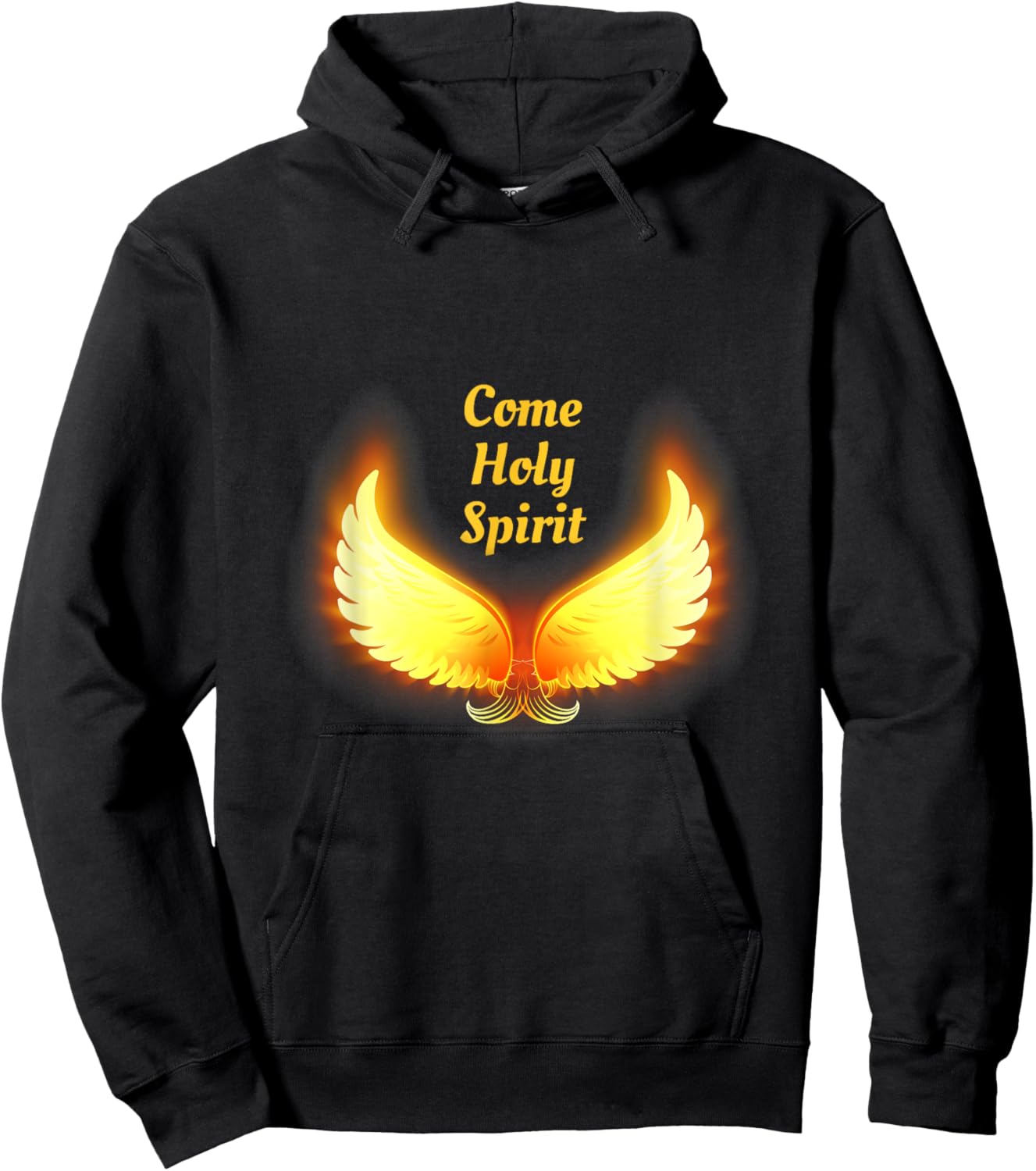 Pentecost Doves Tongues of Fire Flame Come Holy Spirit Hoodie - Hoodie | Black