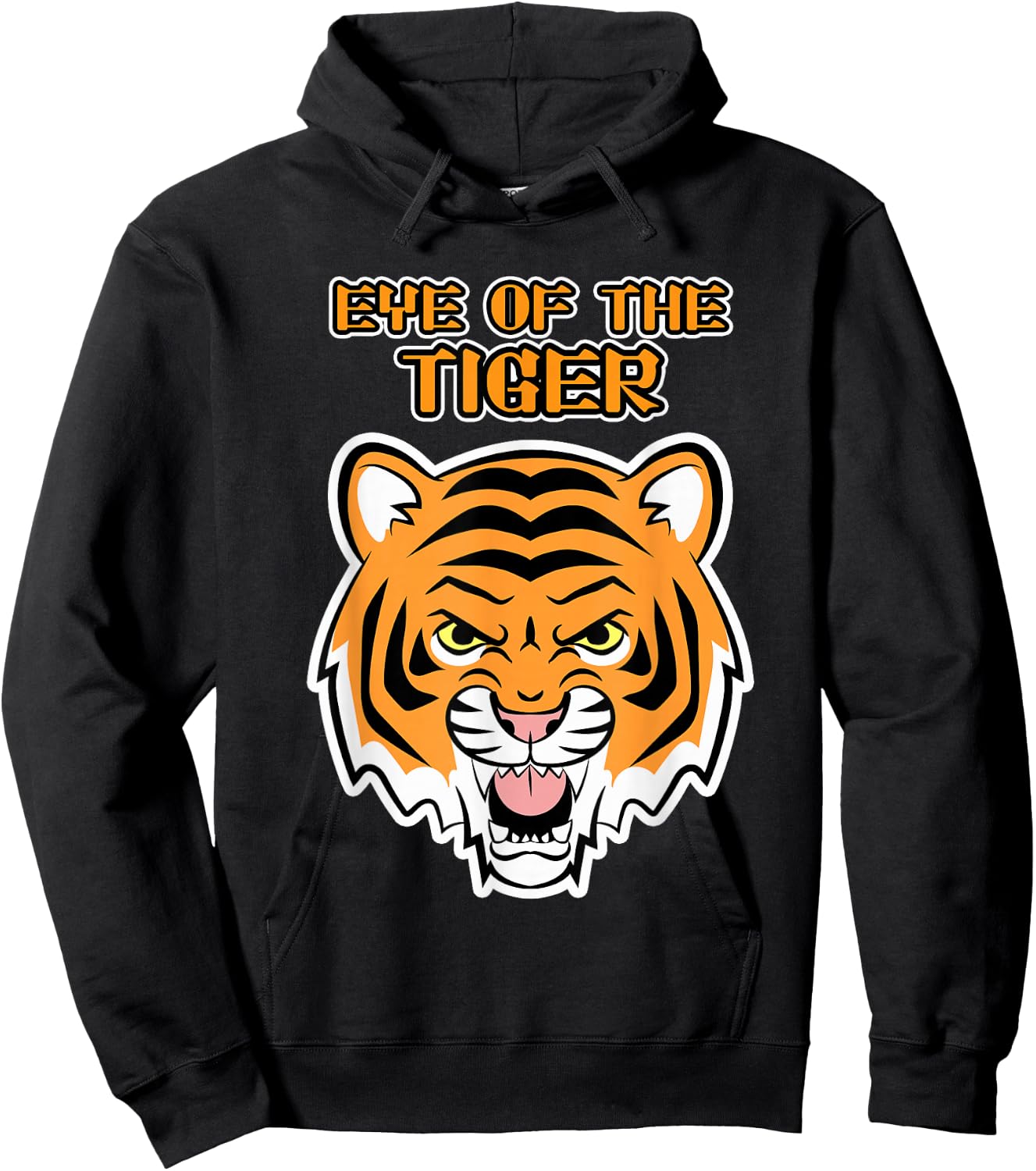 Funny Tigercat Eye of the Tiger , Men & Kids, Gift Hoodie - Hoodie | Black