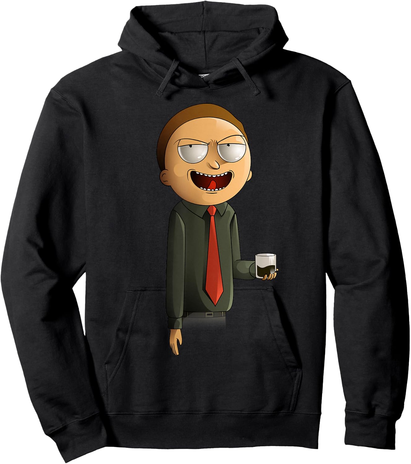 Rick and Morty Shirt President Morty Hoodie - Hoodie | Black