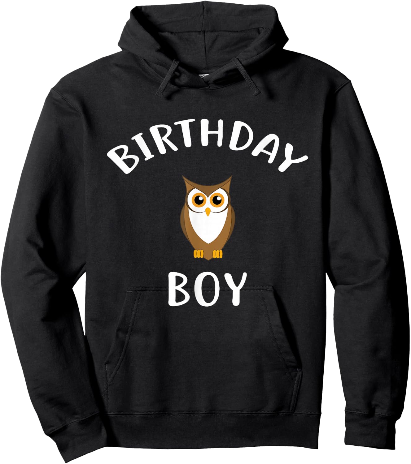 Birthday Boy OWL Cute OWL Shirt for Birthday Hoodie - Hoodie | Black