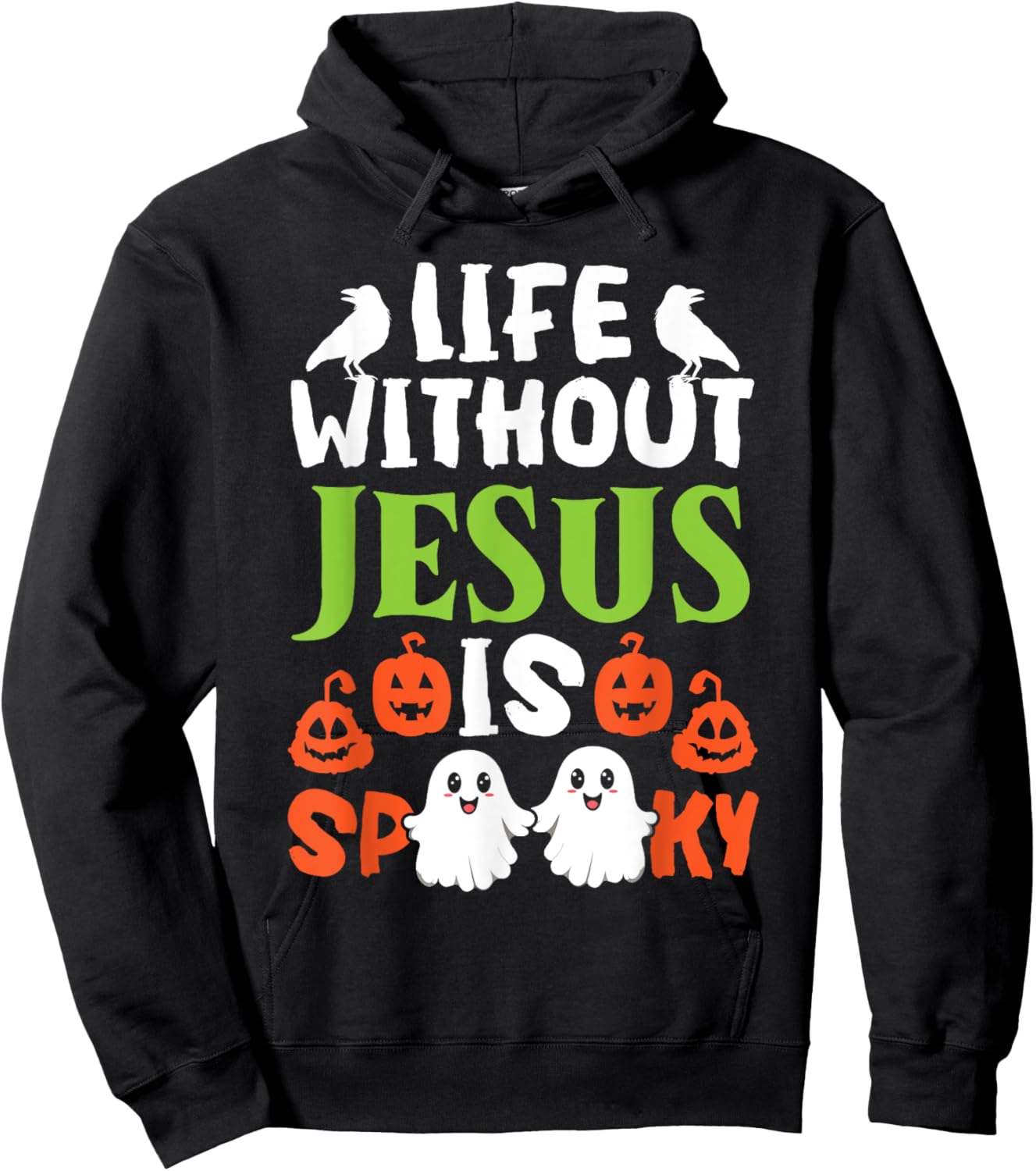 Christian Halloween Jesus Christ Trick Or Treat Christianity Hoodie - Hoodie | Black