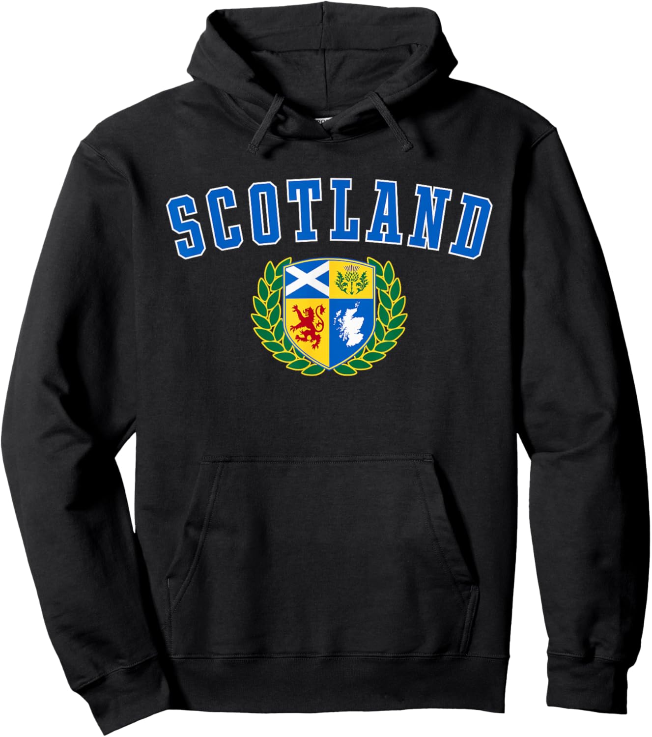 Scotland Crest Hoodie - Hoodie | Black