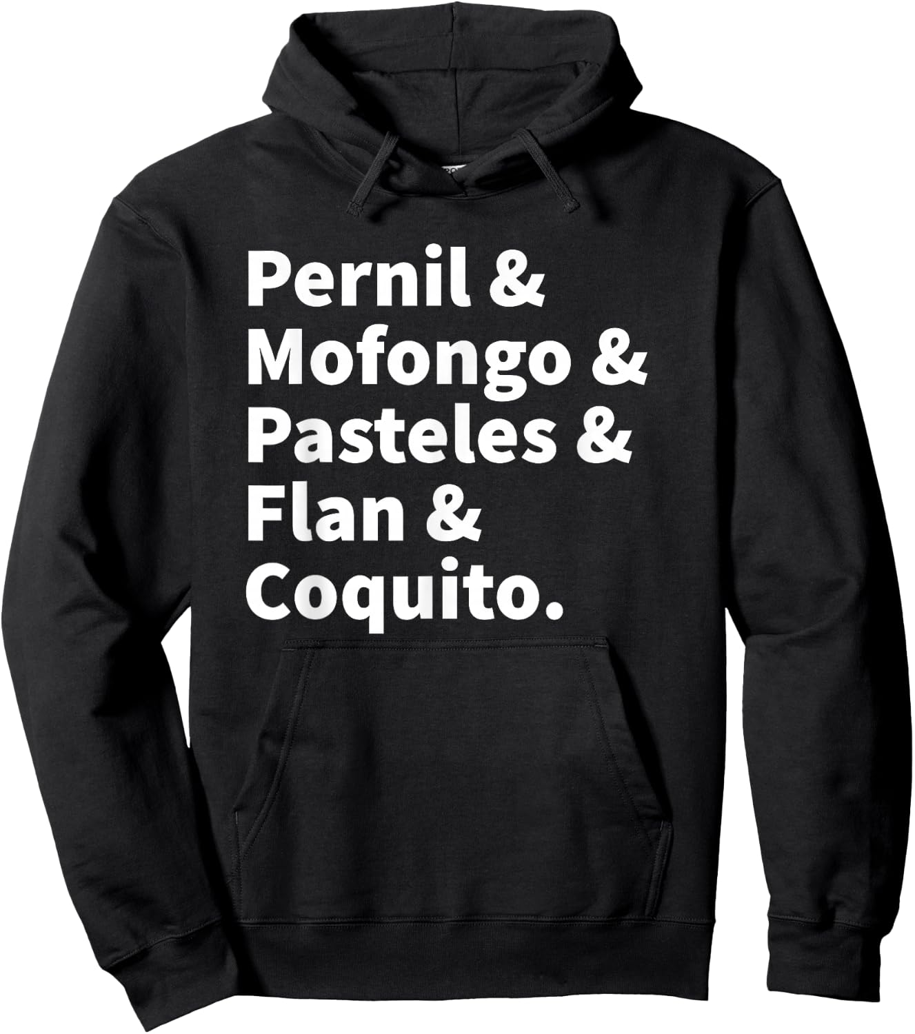 Puerto Rico Food | Puerto Rican Boricua Pride Hoodie - Hoodie | Black