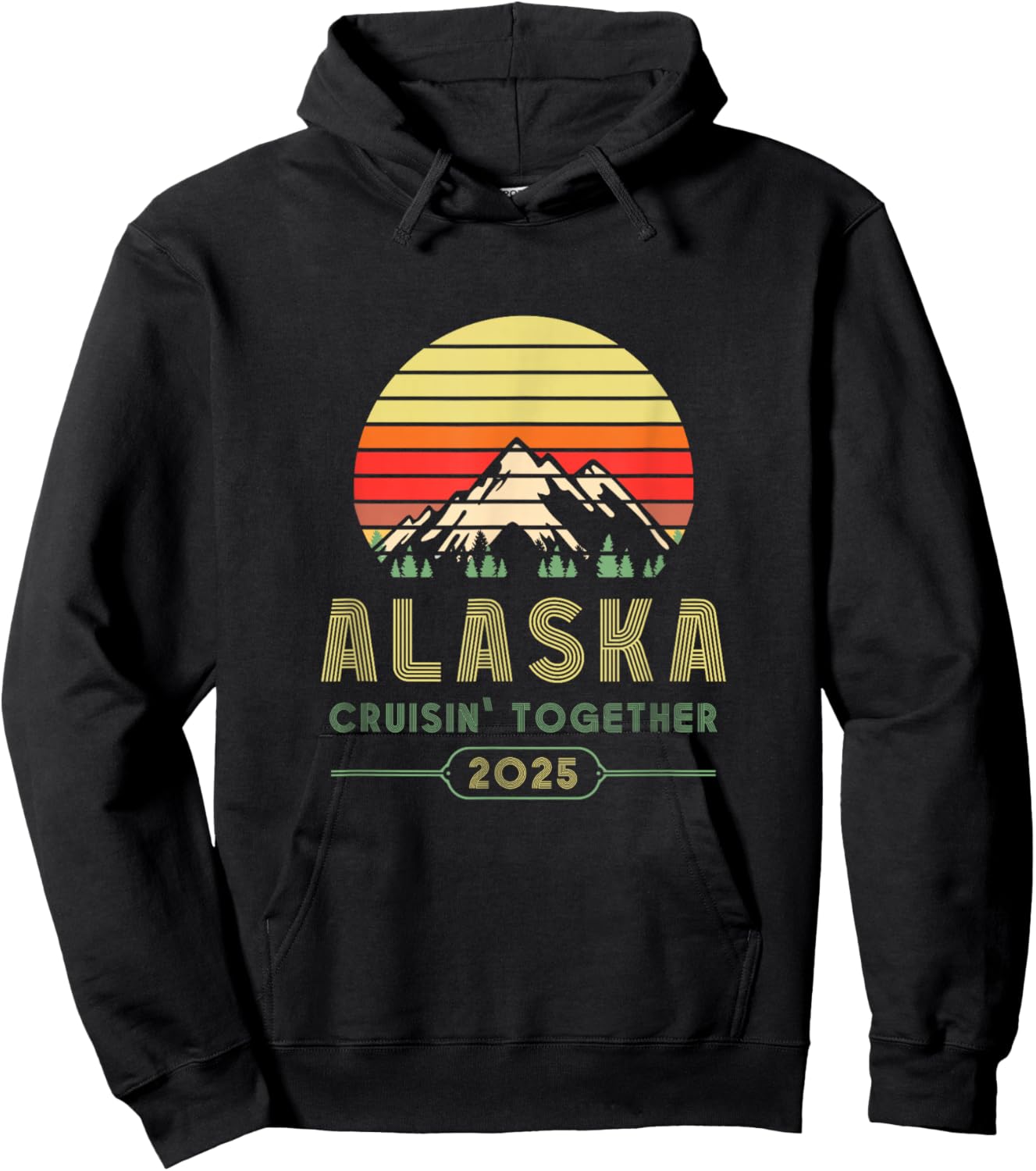Alaska Gifts Family Friends Group Alaska Cruise 2025 Hoodie - Hoodie | Black