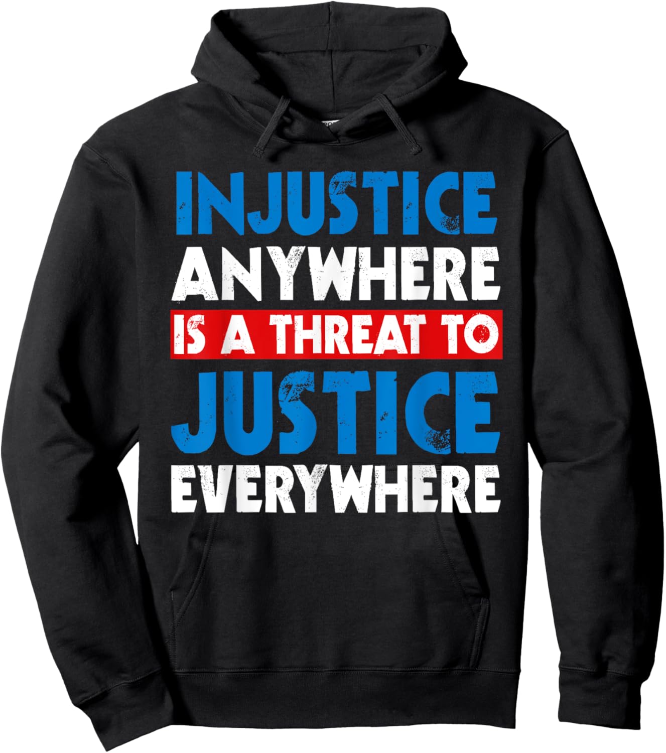 Civil Rights Movement Slogan MLK Day Outfit African American Hoodie - Hoodie | Black