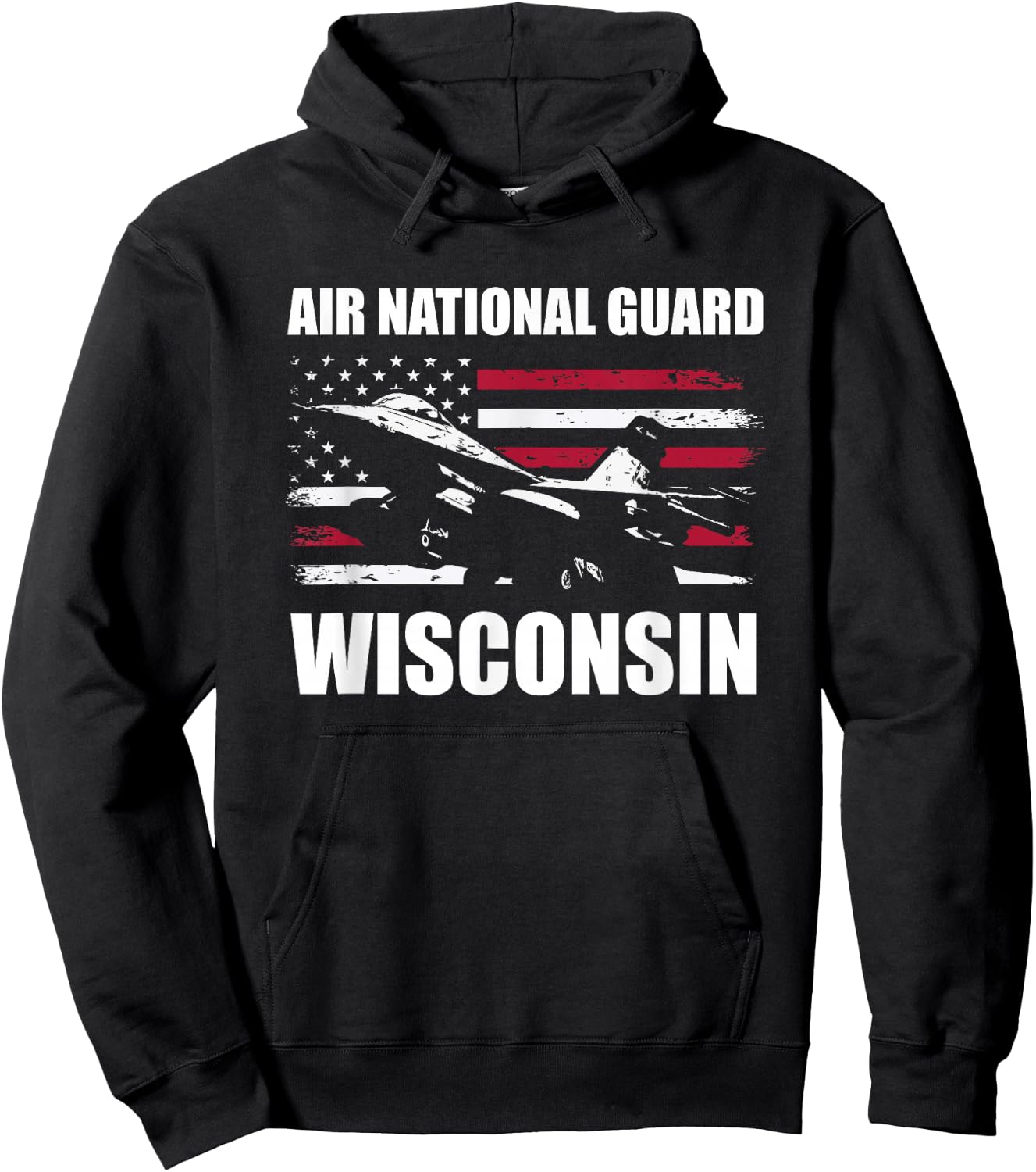 Wisconsin Air National Guard Hoodie - Hoodie | Black