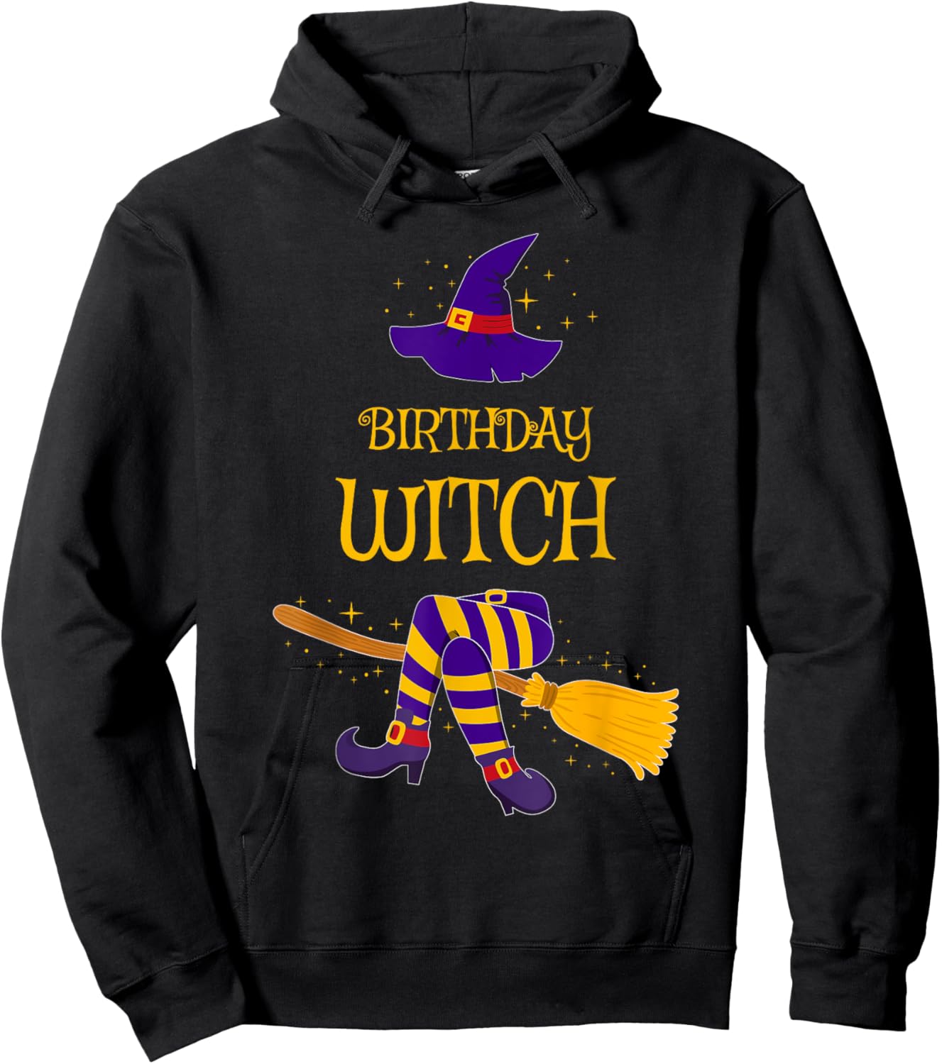 I’m The Birthday Witch Family Matching Costume Halloween Hoodie - Hoodie | Black