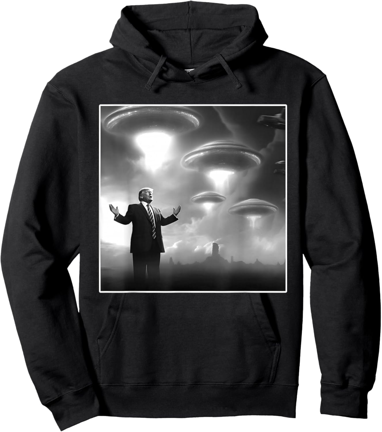 Trump UFO Hoodie - Hoodie | Black