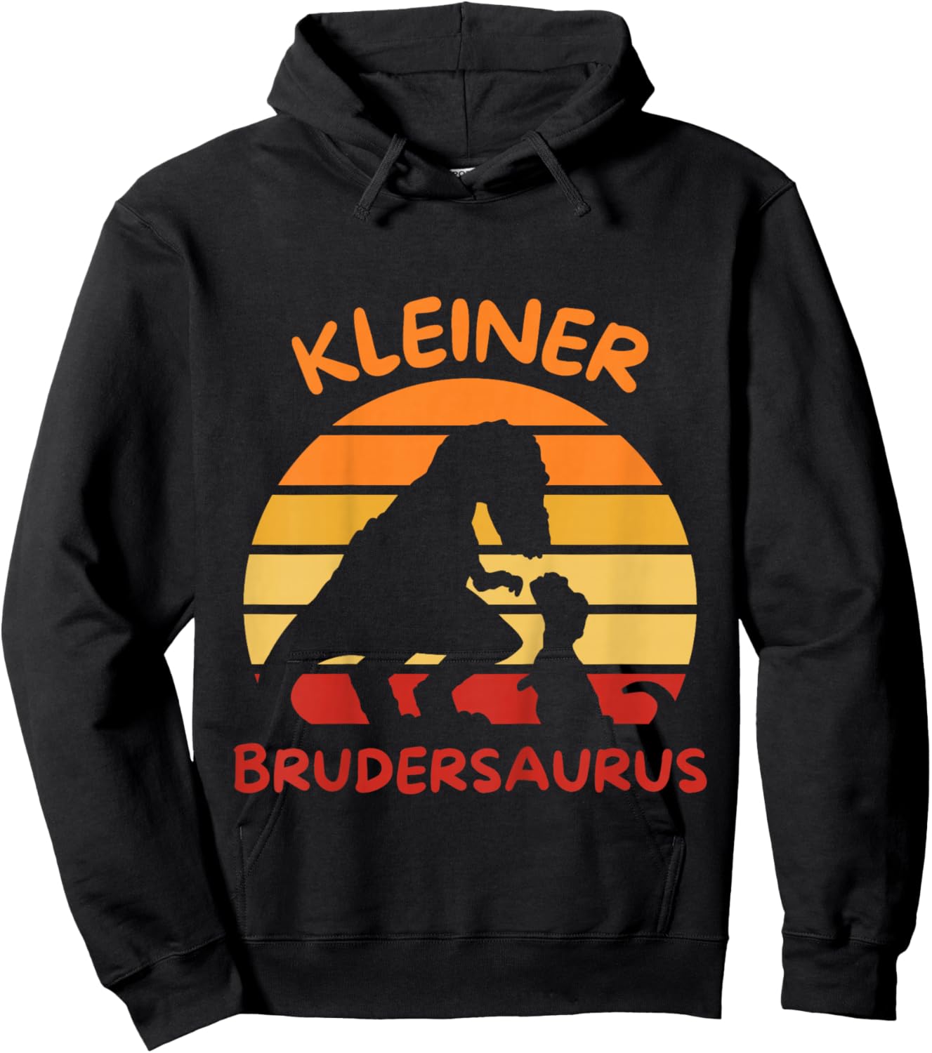 kleiner Brudersaurus Dino kleiner Bruder Hoodie - Hoodie | Black