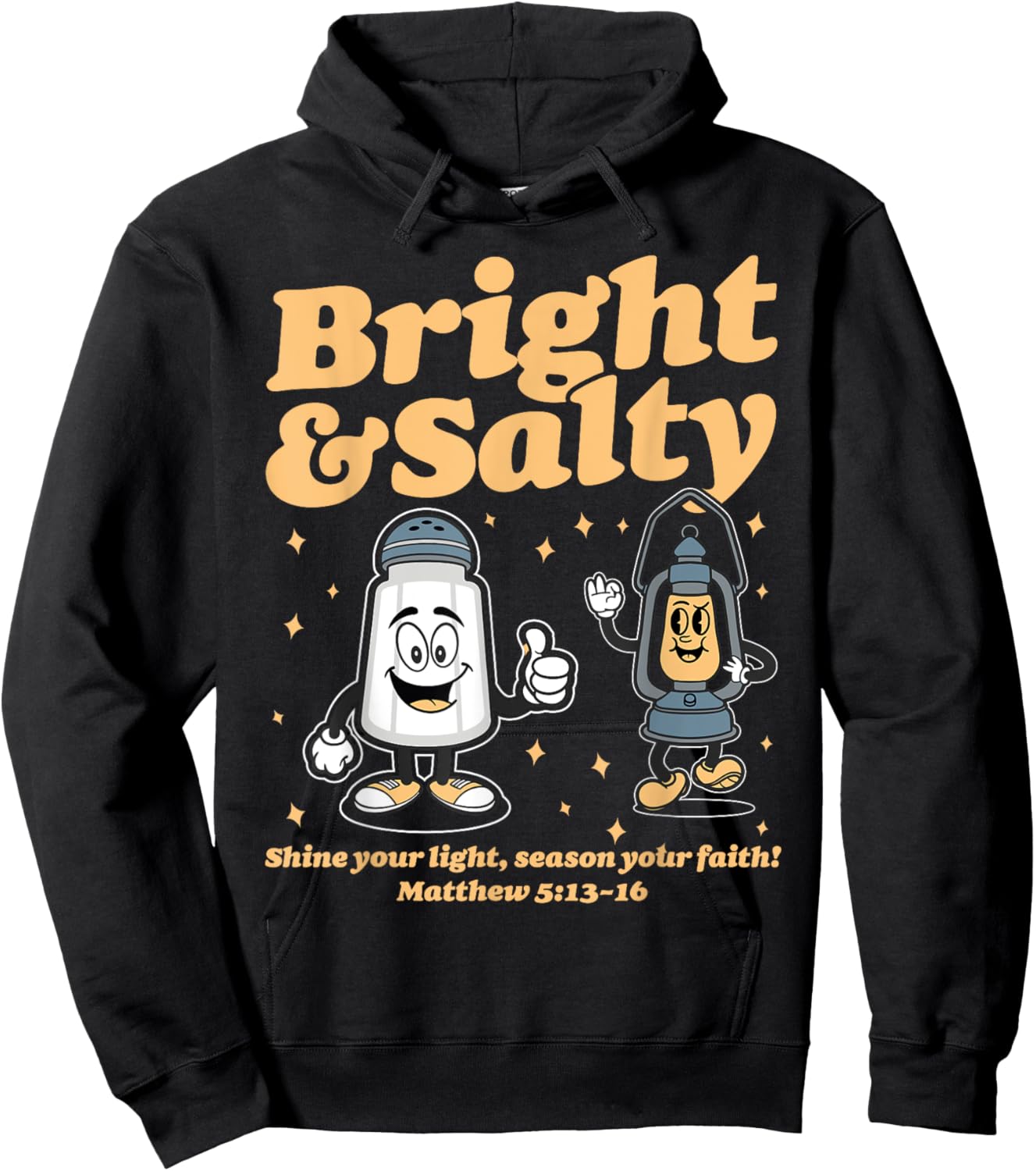 Salt & Light Be Ye Salt Bible Verses Matthew 5:13-16 Christ Hoodie - Hoodie | Black