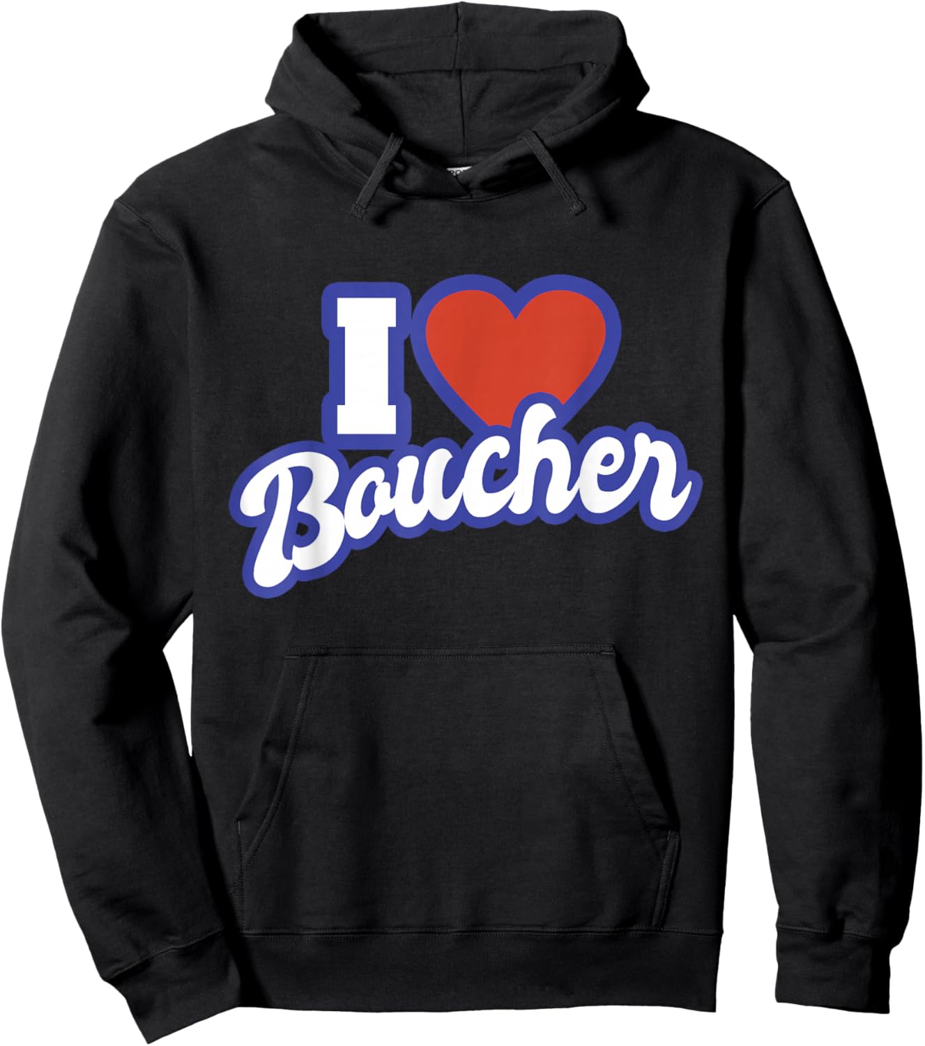 I Love Boucher Hoodie - Hoodie | Black
