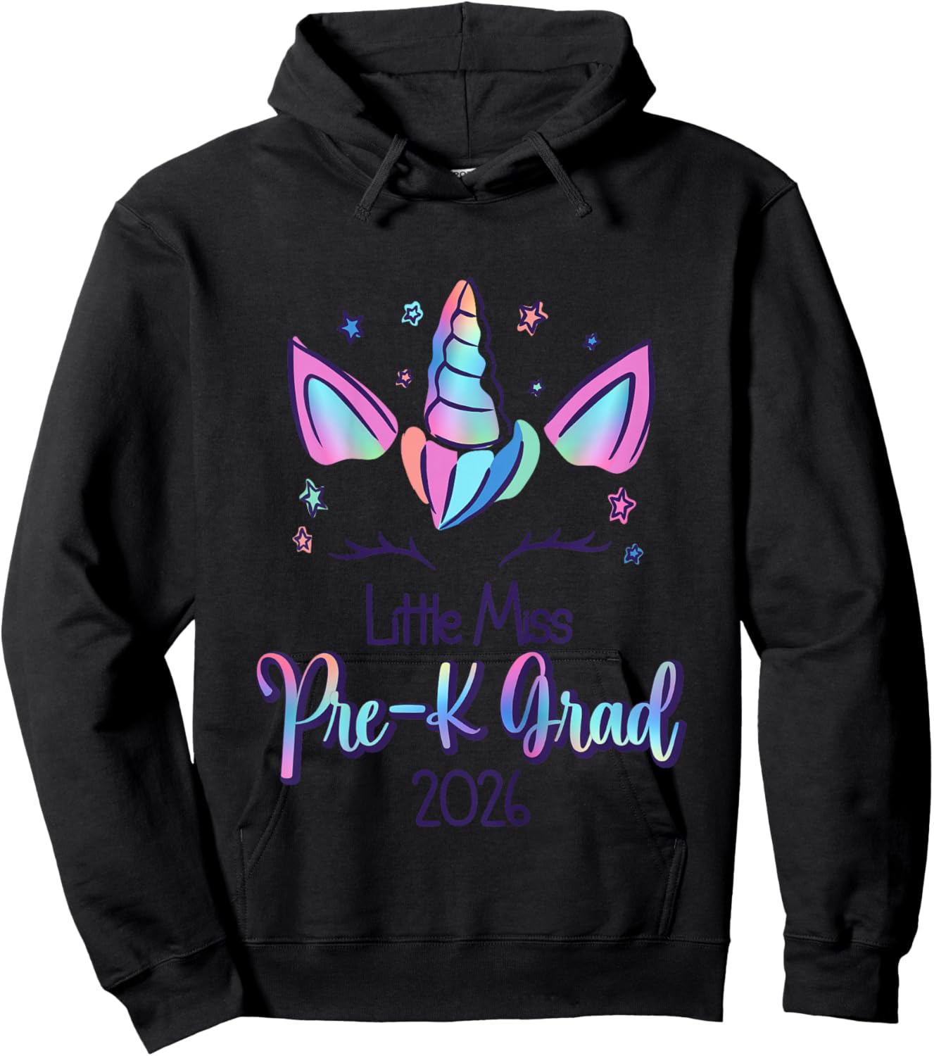 Pre-K Grad 2026 Unicorn Prek Grad Preschool Graduation 2026 Hoodie - Hoodie | Black