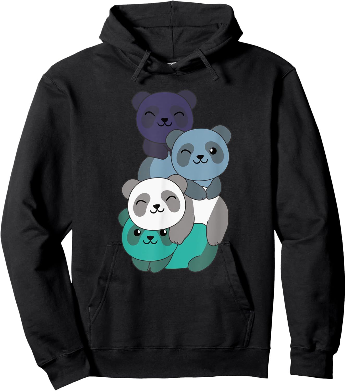 Oriented Aroace Flag Gay Pride Month Lgbtq Panda Hoodie - Hoodie | Black