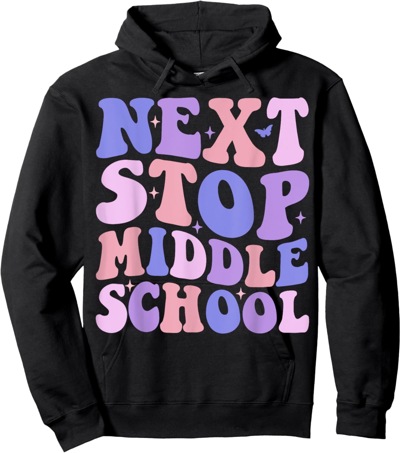Next Stop Middle School Elementary School Graduation Kids Hoodie - Hoodie | Black