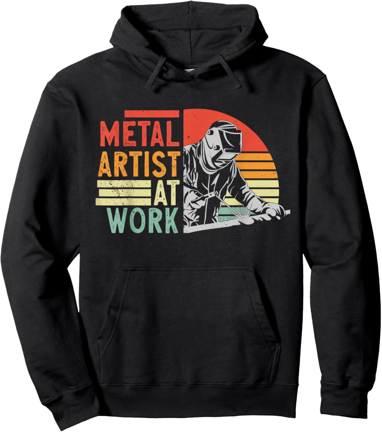 Welder Welding Metal Worker Hoodie - Hoodie | Black