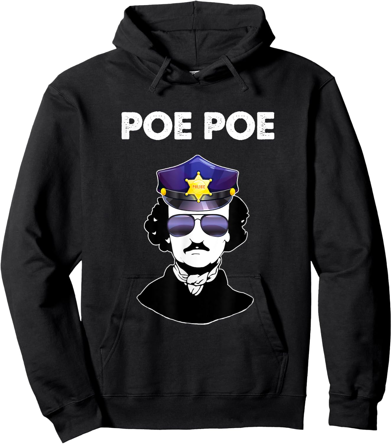 Edgar Allan Poe Literature Gift Hoodie - Hoodie | Black