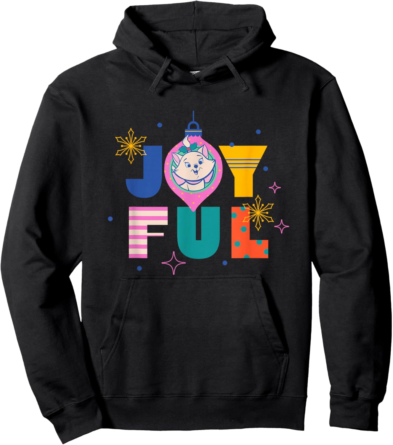 Disney The Aristocats Christmas Joyful Marie Ornament Hoodie - Hoodie | Black