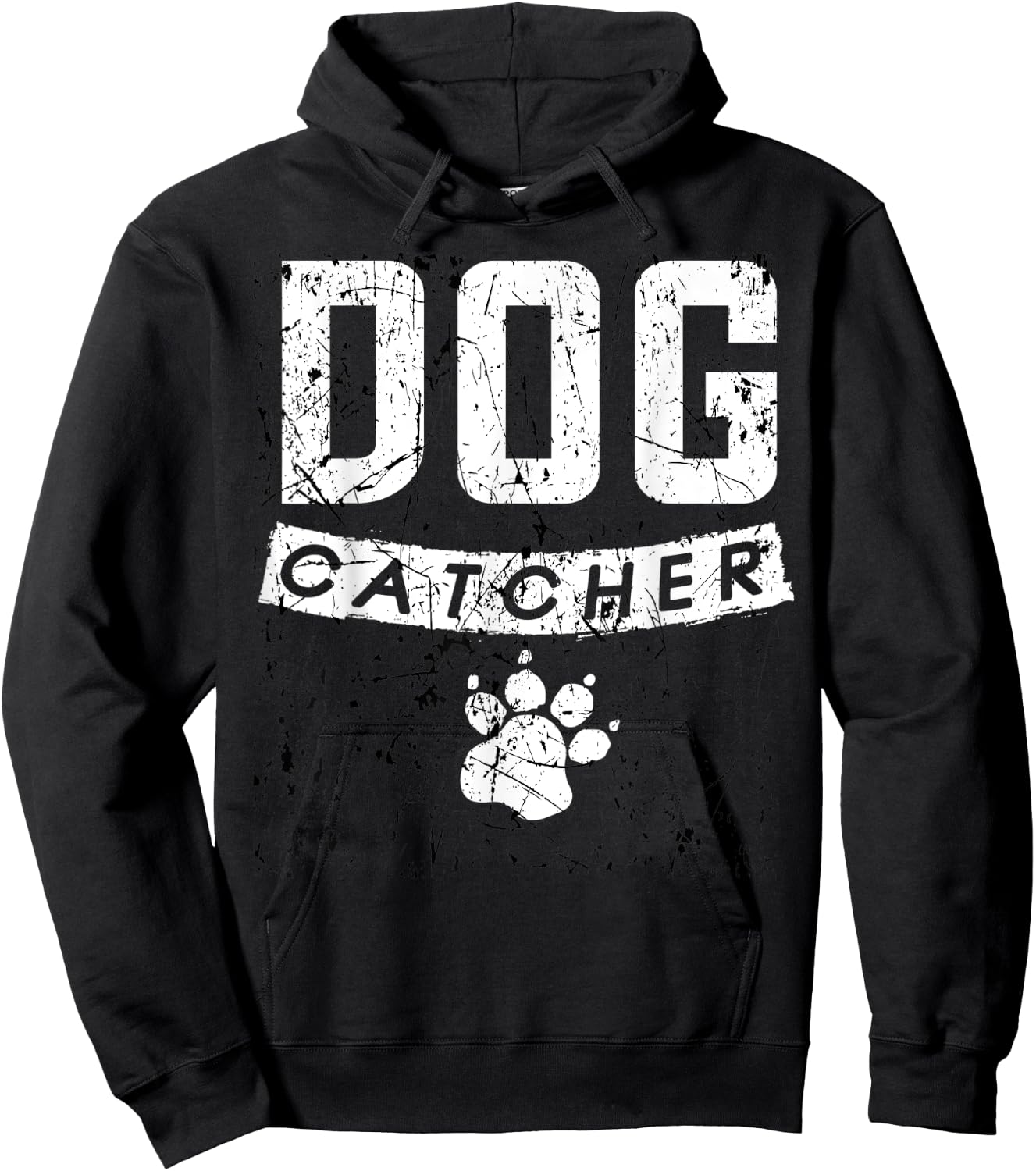Funny Dog Catcher Costume Halloween Dog Catcher Hoodie - Hoodie | Black