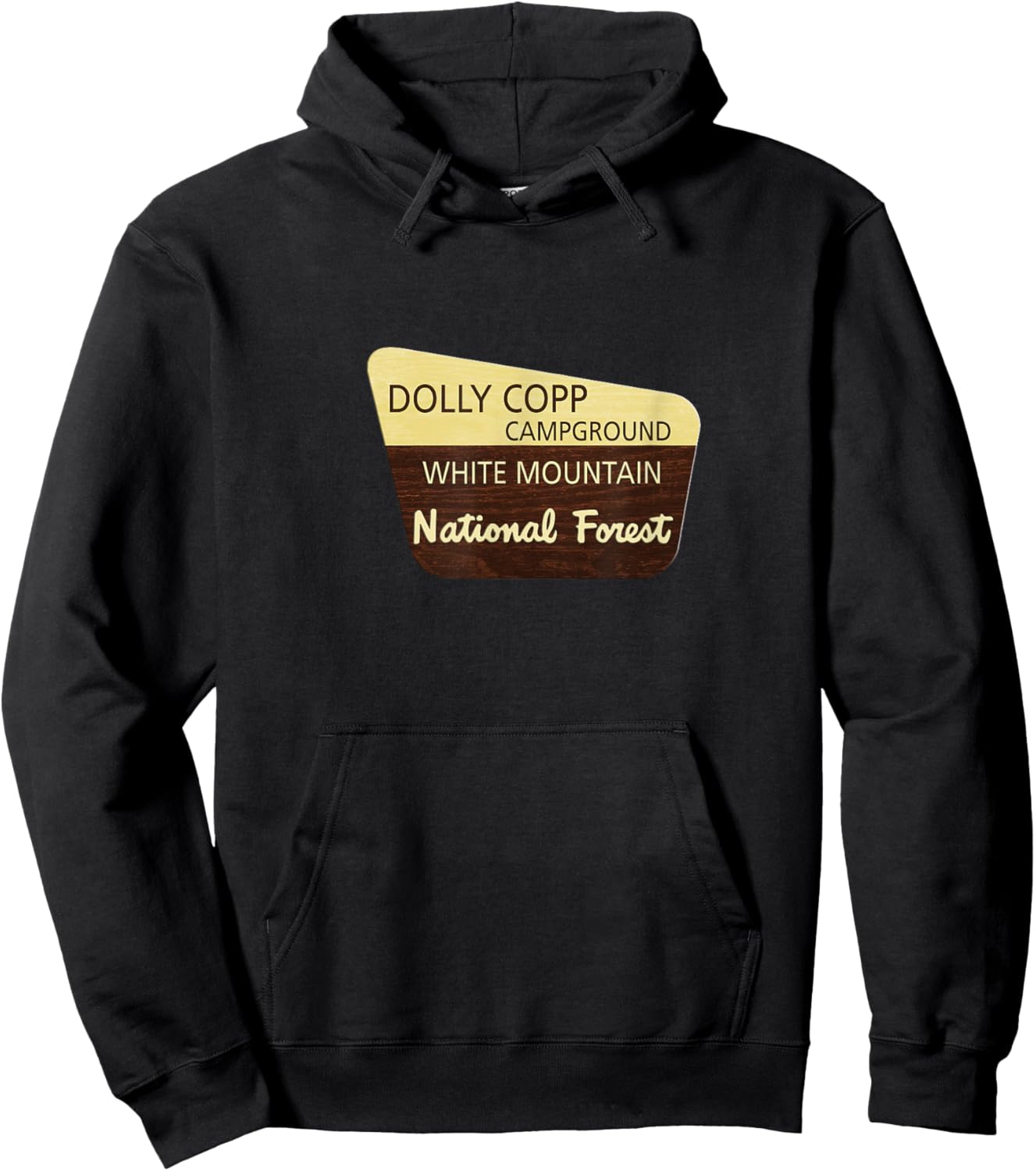 Dolly Copp Campground White Mountain National Forest Hoodie - Hoodie | Black