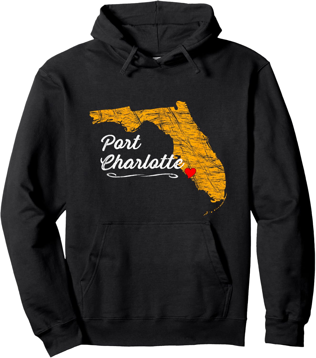 City of PORT CHARLOTTE FLORIDA | Vacation Souvenir - Graphic Hoodie - Hoodie | Black