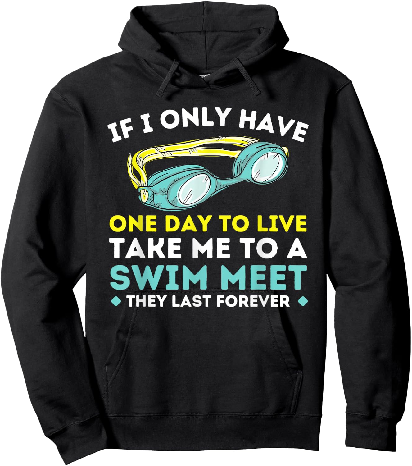 Take Me To A Swim Meet - Swimming Swimmer Water Sports Hoodie - Hoodie | Black