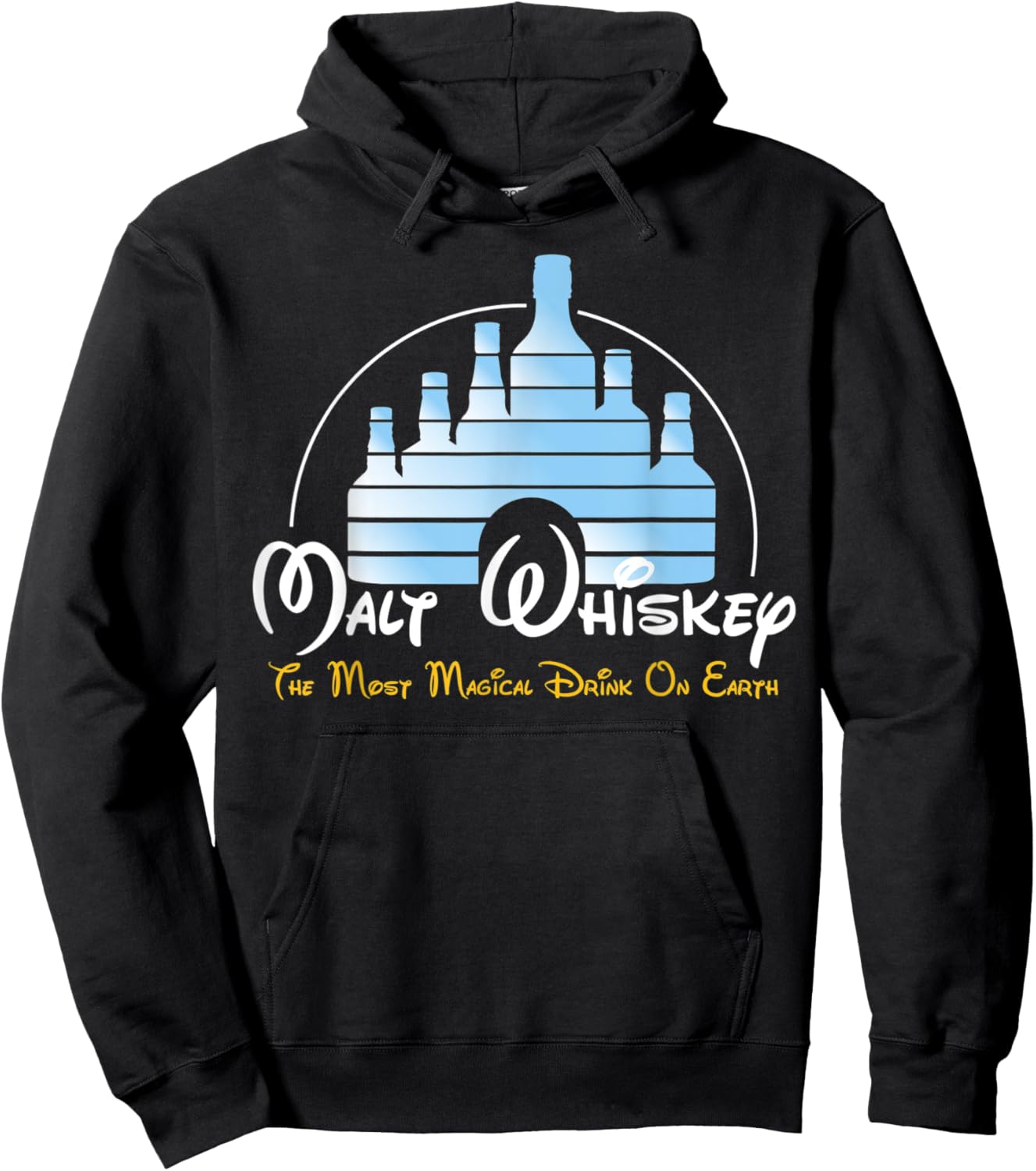 Malt Whiskey Parody Malt Whiskey Shirt Most Magical Drink on Earth Hoodie - Hoodie | Black
