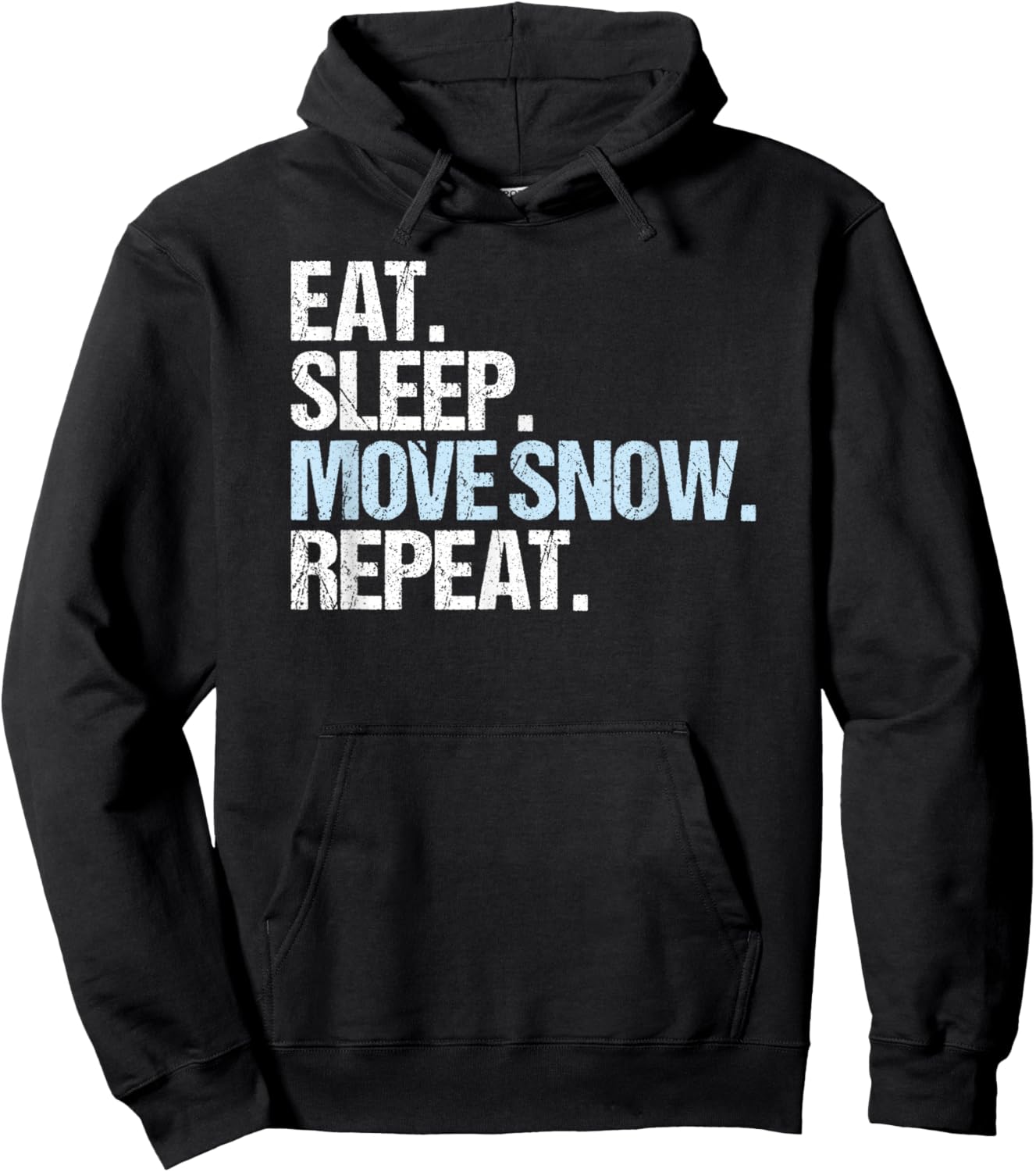 Snow Groomer Driver Eat Sleep Snowcat Operator Men Women Hoodie - Hoodie | Black