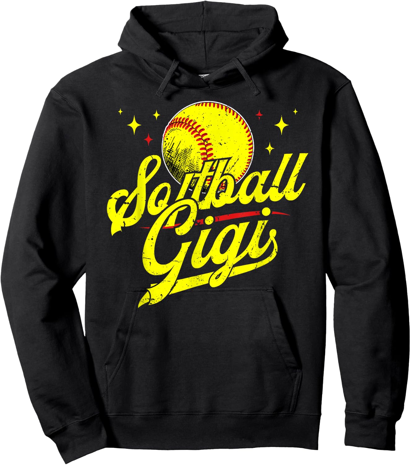 Softball Gigi Of A Softball Player Gigi Hoodie - Hoodie | Black