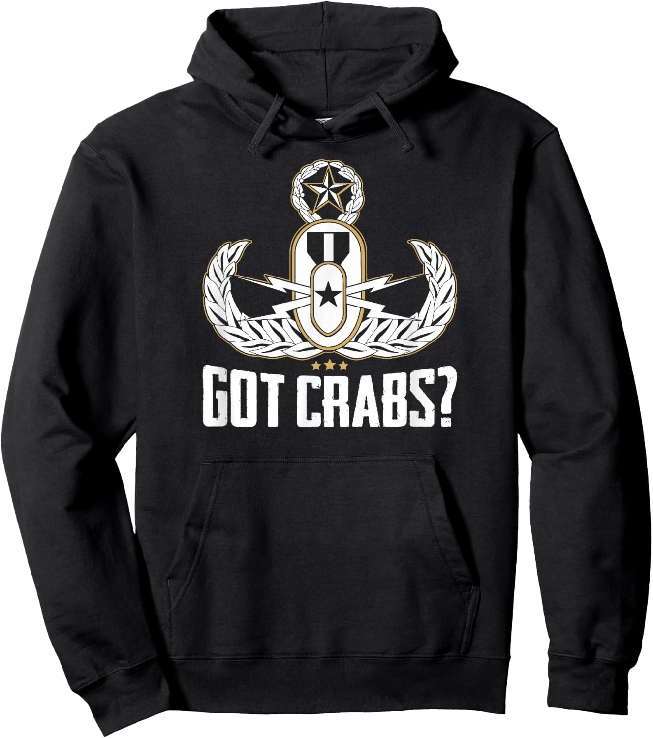 EOD Tech Funny Master Blaster EOD Badge Hoodie - Hoodie | Black