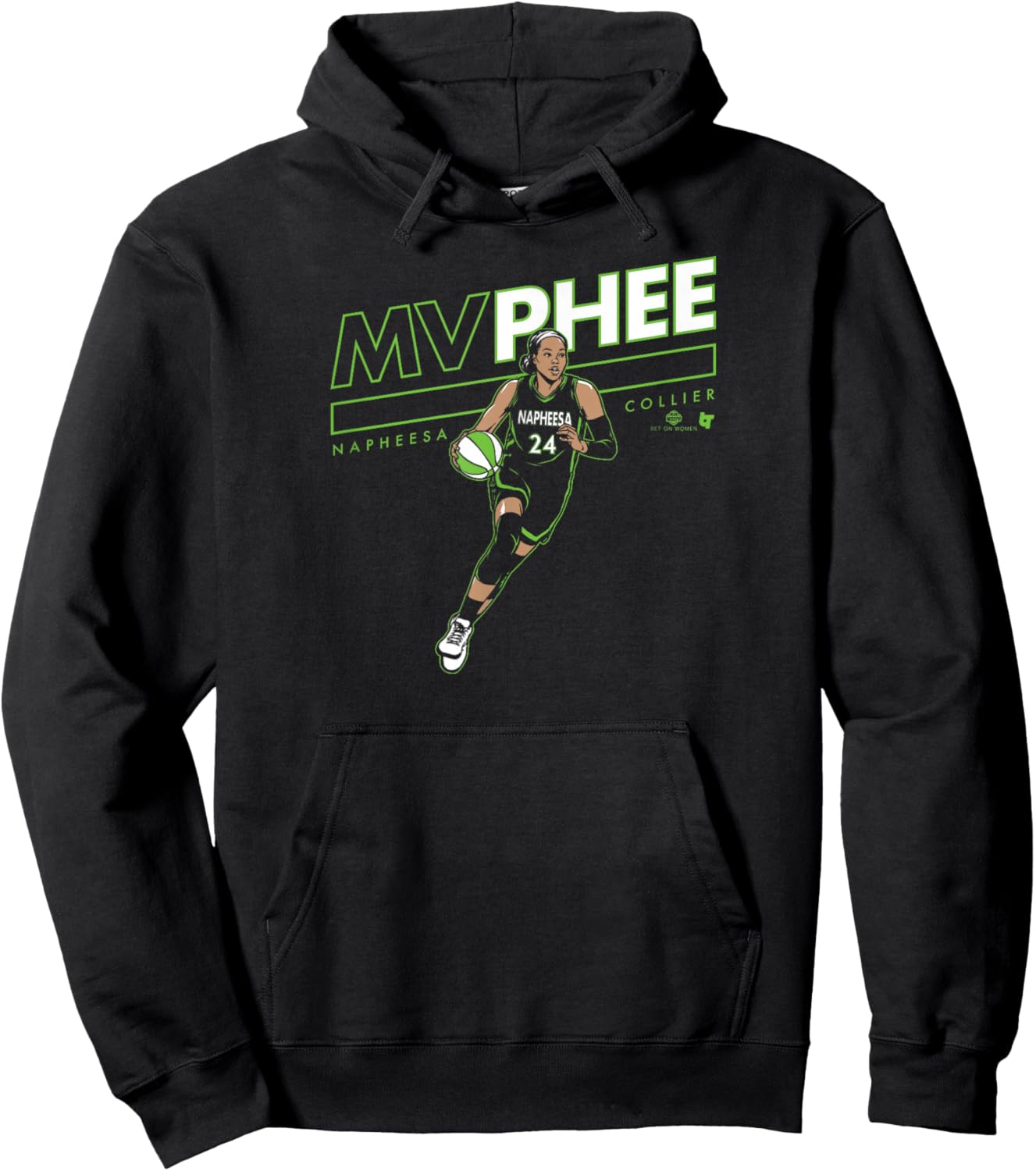 Napheesa Collier - MVPhee - Minnesota Basketball Hoodie - Hoodie | Black