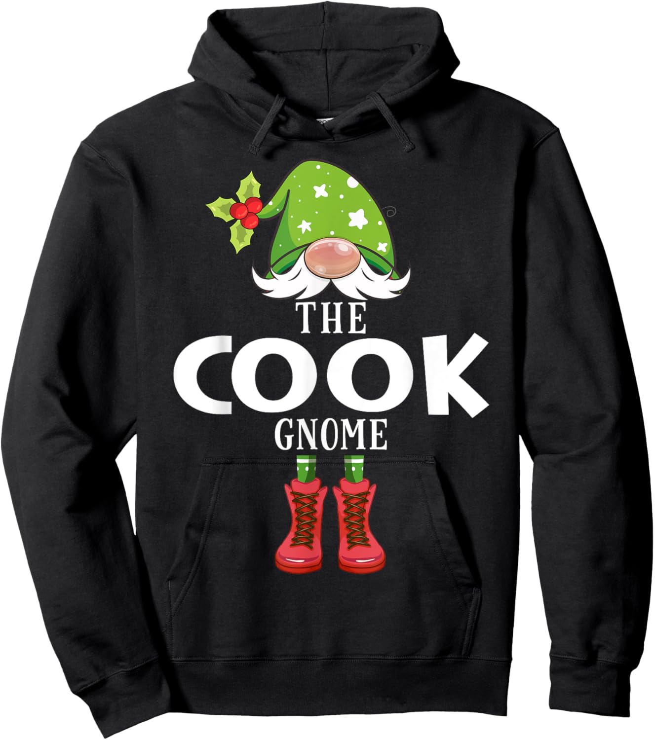 Christmas Matching Family The Cook Gnome Hoodie - Hoodie | Black
