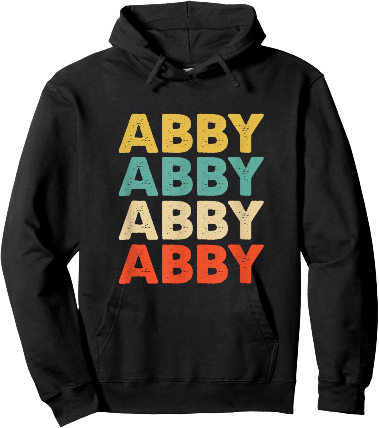 Abby Name Hoodie - Hoodie | Black