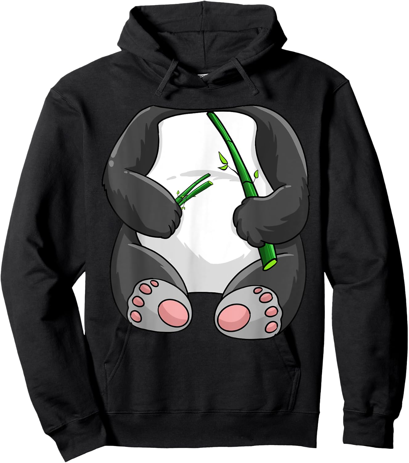 Panda Halloween Costume | Cute Coon Bear Funny Animal Gift Hoodie - Hoodie | Black