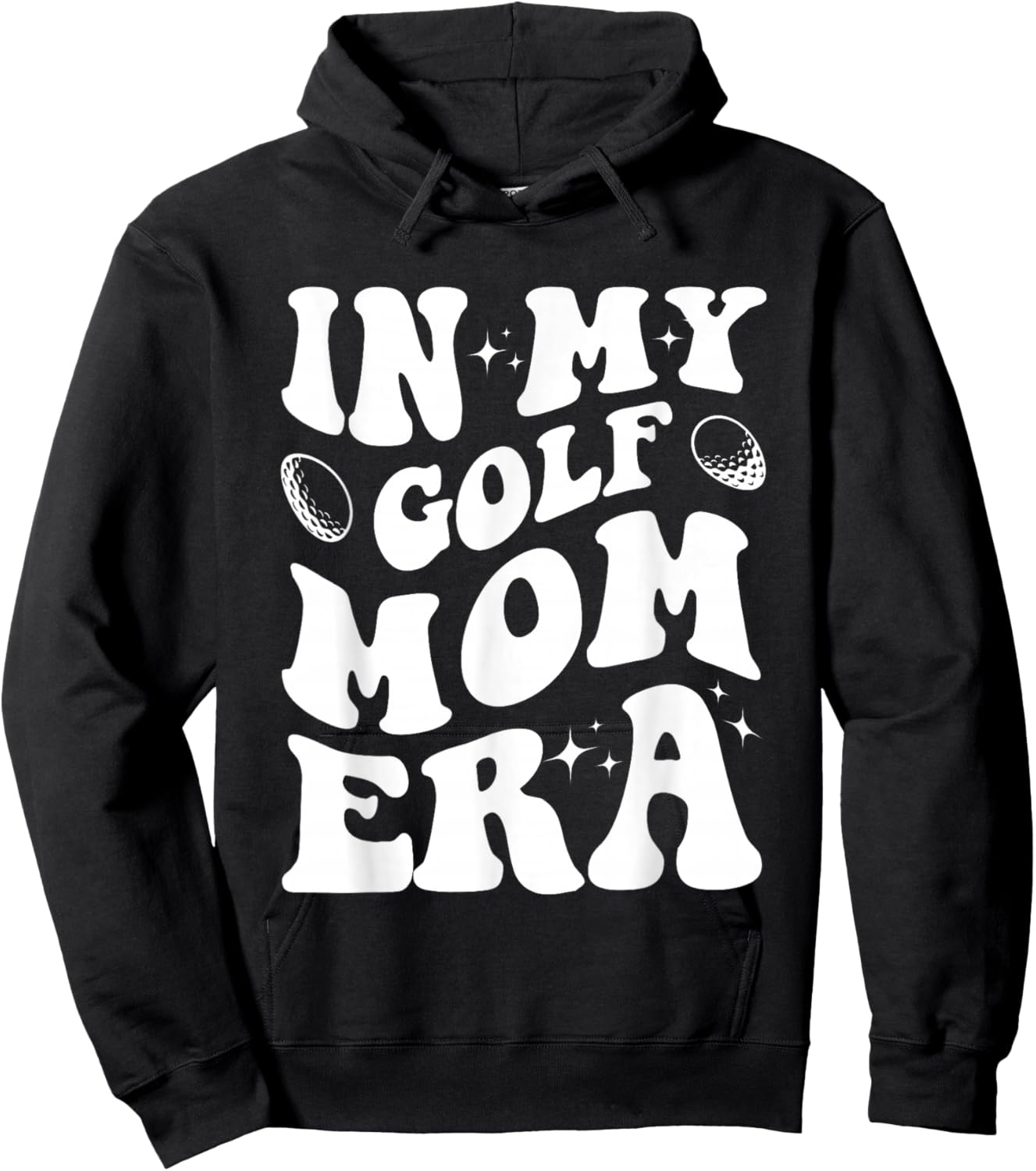 In My Golf Mom Era Shirt Funny Golf Mom Design Shirt Hoodie - Hoodie | Black