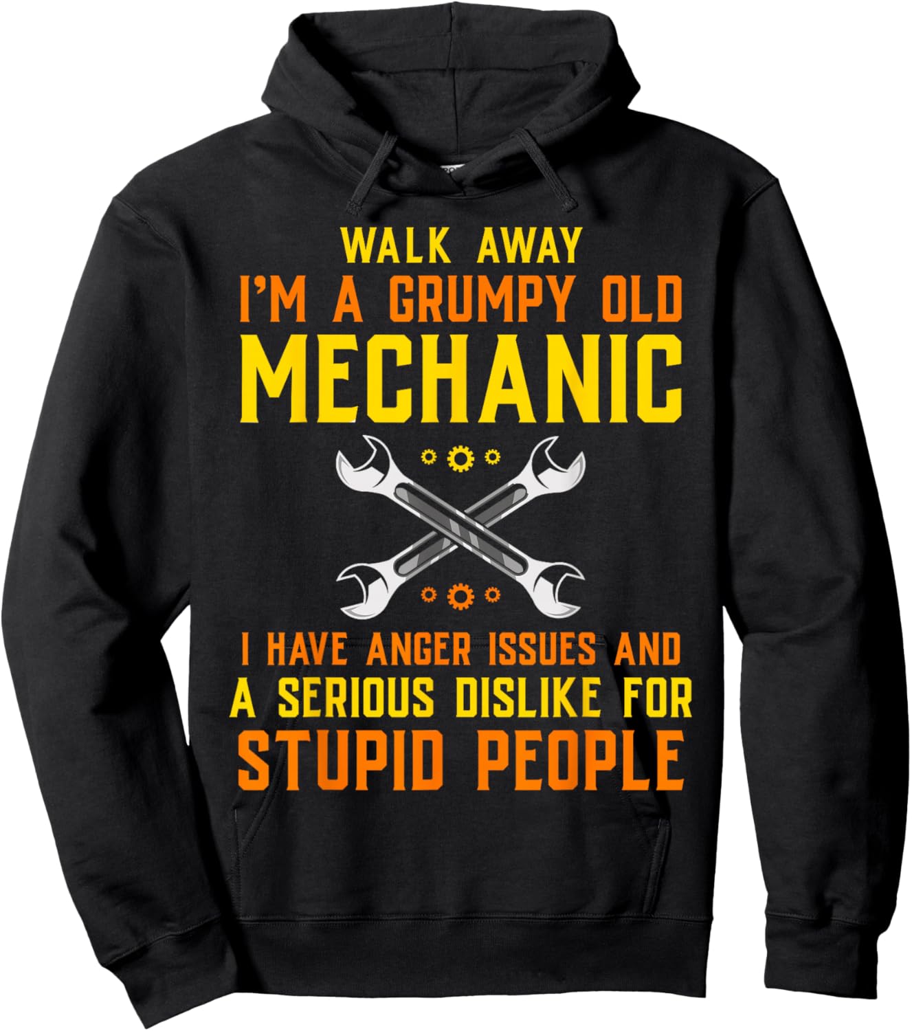 Mechanic Engineer Handyman Garage Repairman Hoodie - Hoodie | Black