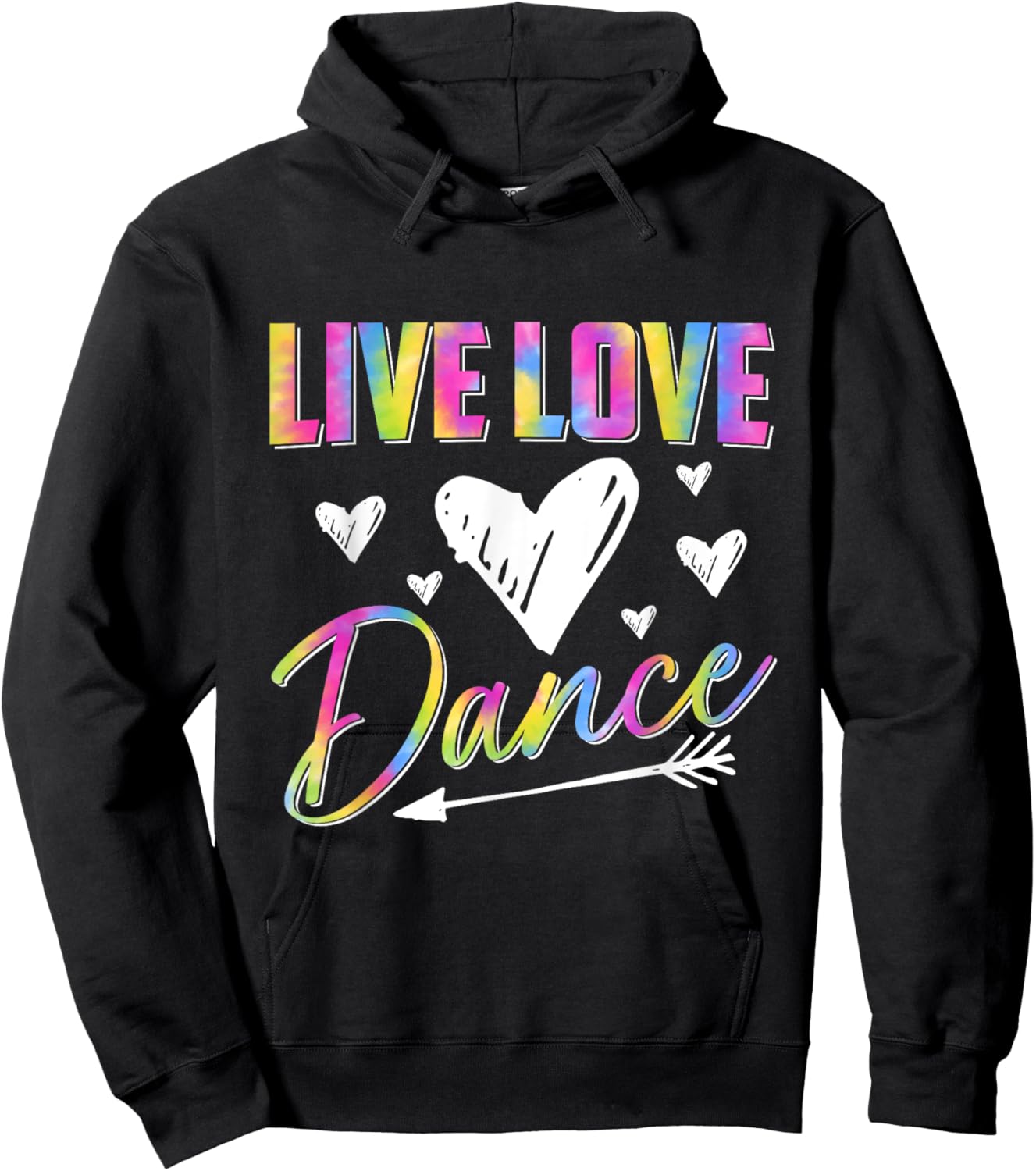 Funny Dancer Dancing Girls Live Love Dance Girls Hoodie - Hoodie | Black