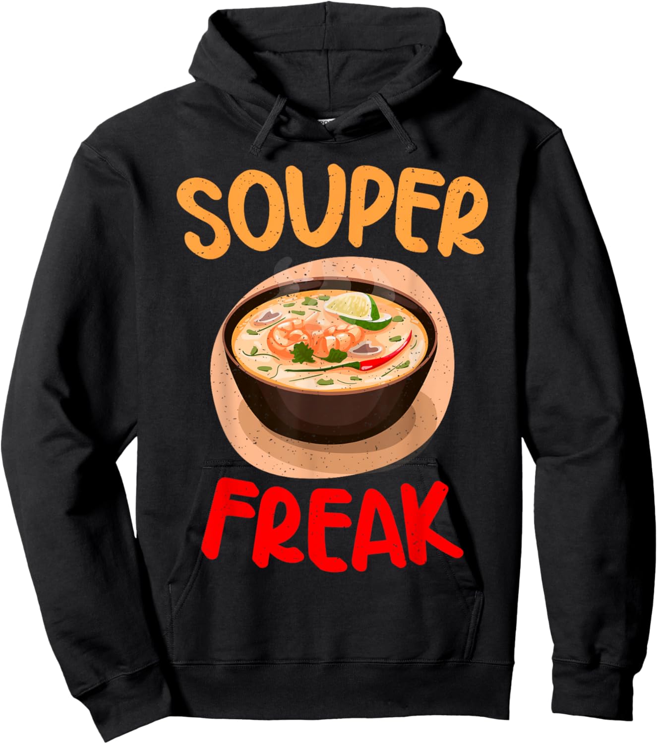 Souper Freak Soup Lover Hoodie - Hoodie | Black