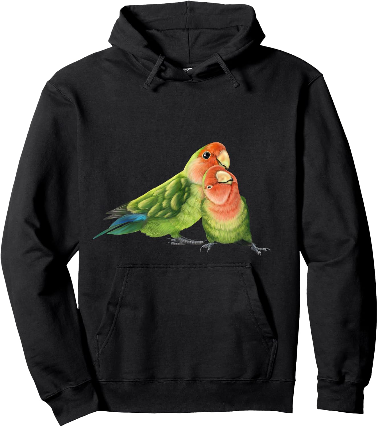 Love bird couple Hoodie - Hoodie | Black
