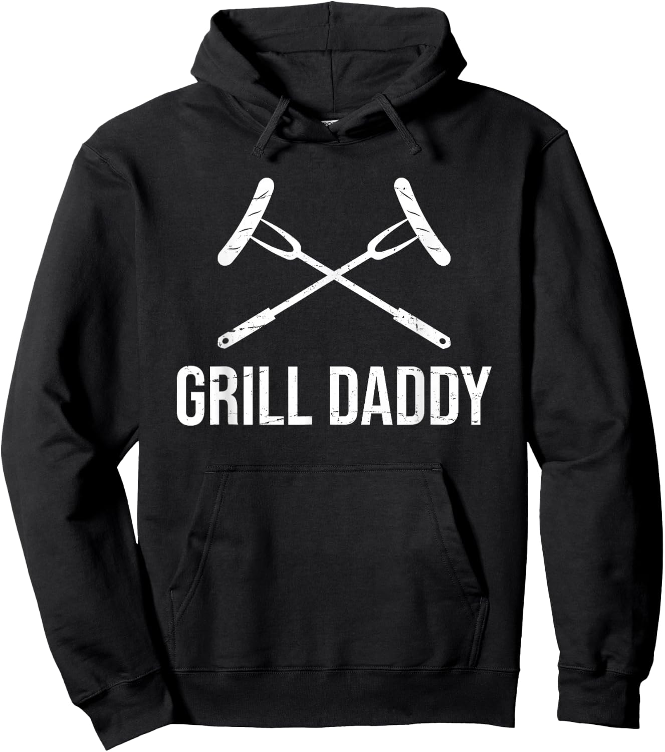 Grill Daddy Funny Fathers Day Gift-Grillfather-Grill Dad Hoodie - Hoodie | Black