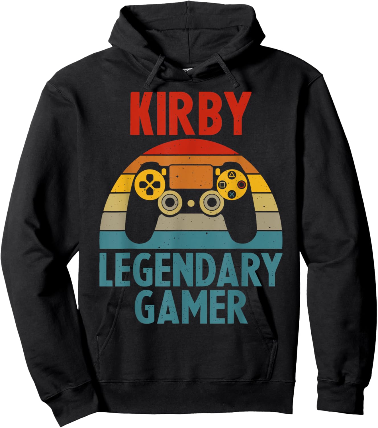 KIRBY Gift Name Personalized Funny Gaming Geek Birthday Hoodie - Hoodie | Black