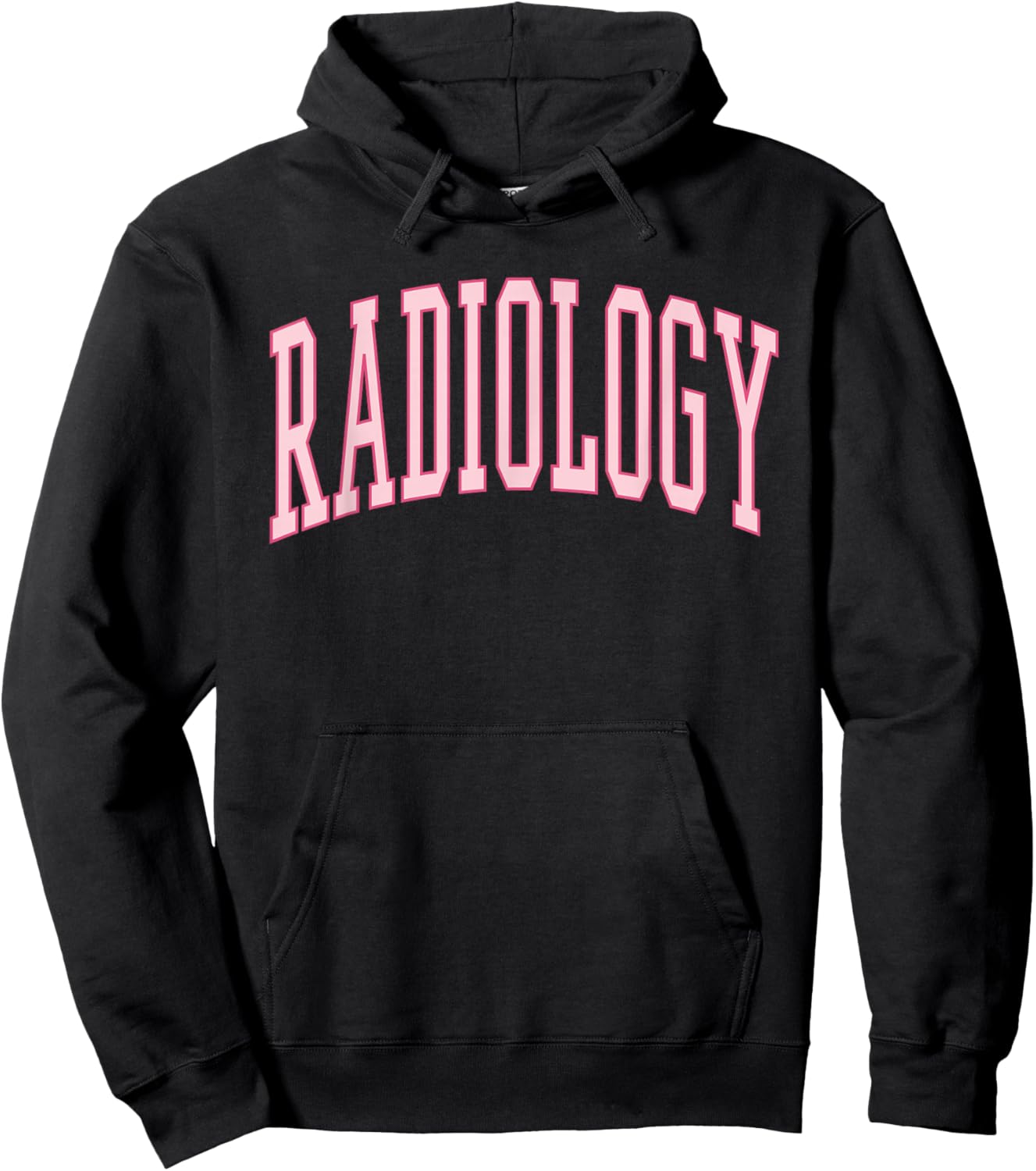 Radiology Cute Pink Preppy Nurse CT MRI Rad Tech Hoodie - Hoodie | Black